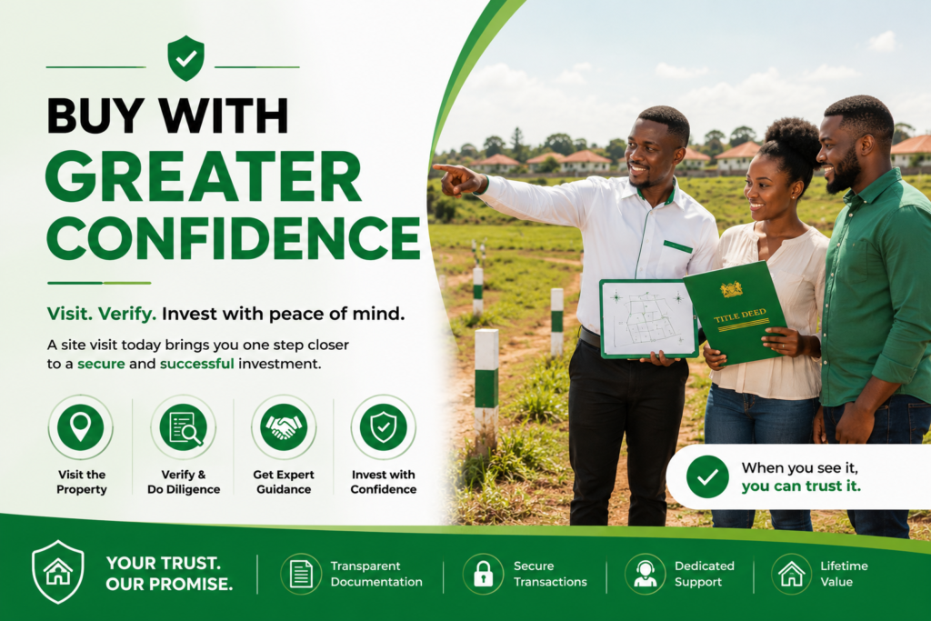 Buy with Greater Confidence Site Visits