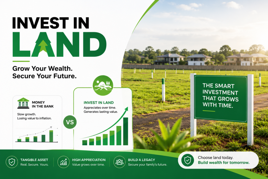 Invest in land: Land Encourages Long-Term Financial Discipline