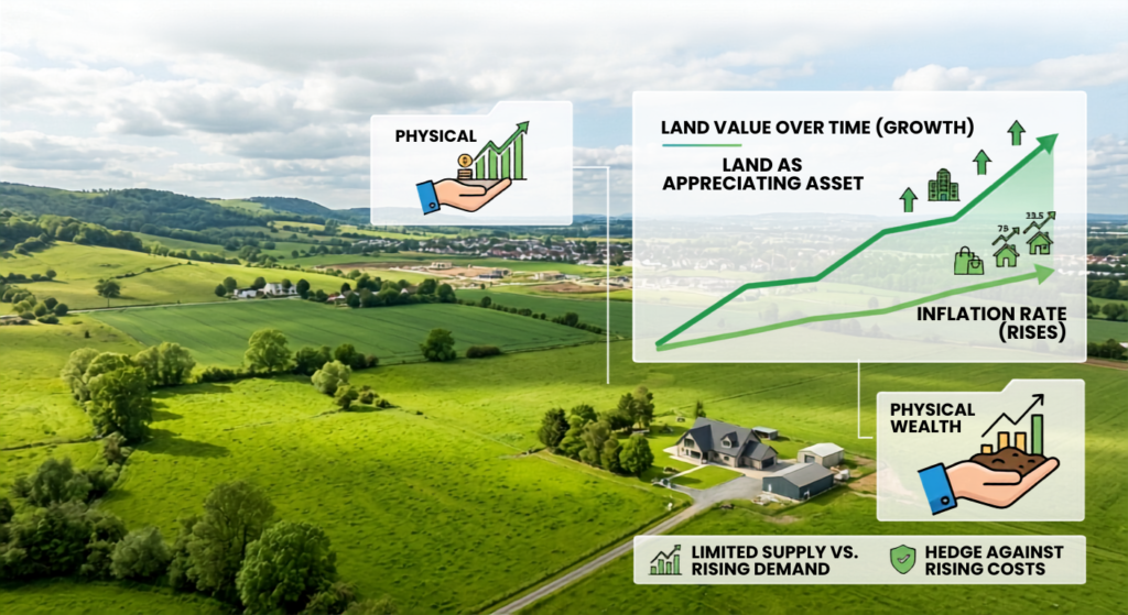 land beats inflation