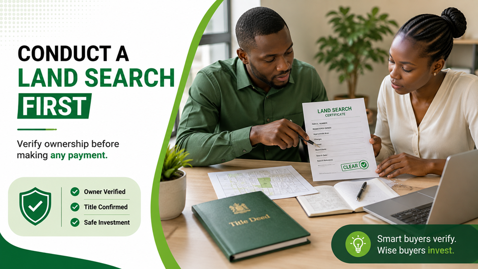 Buying Without Conducting a Land Search as First-Time Land Buyers