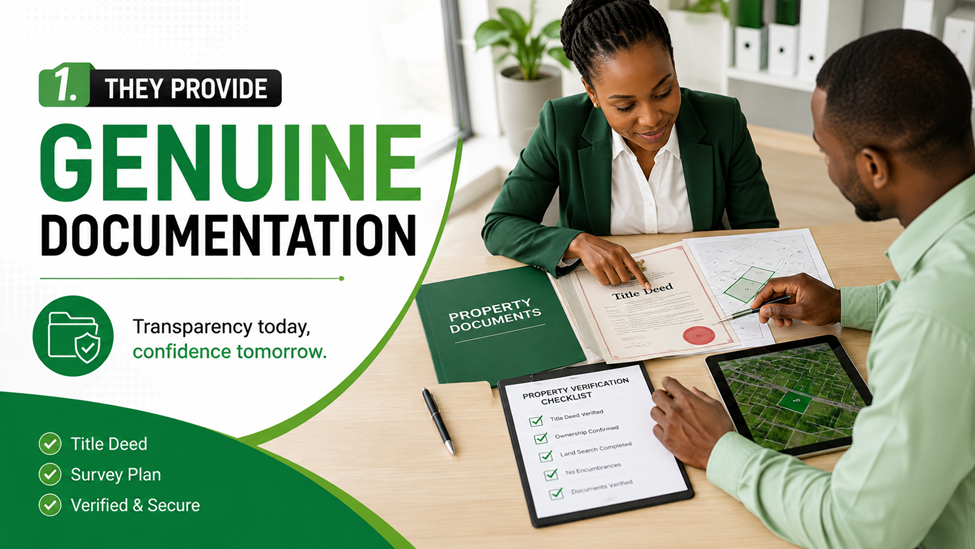 Trusted Property Company provides Genuine Documentation